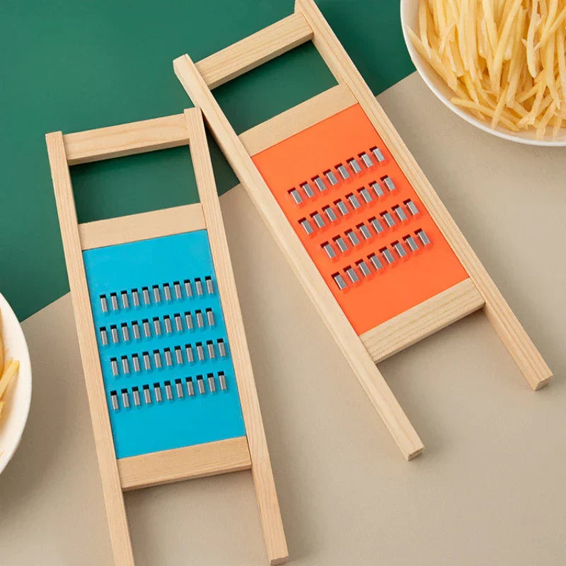 Wooden Vegetable Grater Potato Slicer Household Vegetable Fruit carrot Chipper Kitchen Shredder Peeler